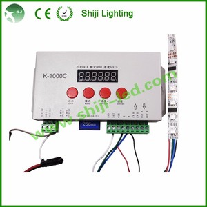 Светодиодный пиксельный контроллер K-1000C оригинальный Ws2812 K1000C SPI 1500 пикселей программируемый DMX512 Ws2811 SD карта пикселей светодиодный контроллер