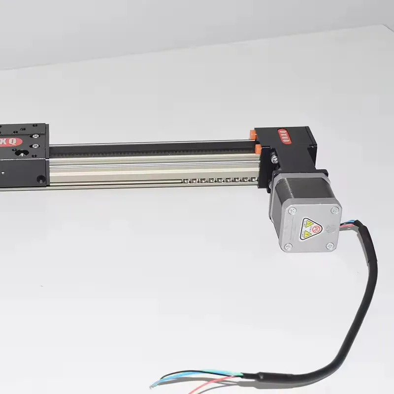 RXP-30 linear guide rail synchronous belt modul linear presisi tinggi panjang dapat disesuaikan kebisingan rendah termasuk motor stepper