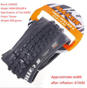 Maxxis yüksek silindir Tubeless kauçuk lastik 26X2.4 27.5X2.4 MTB için delinmeye dayanıklı DH AM yokuş aşağı bisiklet lastiği - Product Image 3