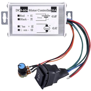 DC 9-60V PWM DC regolatore di velocità del motore 12V 24V 60V MAX 20A larghezza di impulso modulatore di regolazione della velocità del motore interruttore - Product Image 1