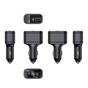 ตัวติดตาม GPS ในรถยนต์อเนกประสงค์4G อเนกประสงค์แบบสากลพร้อมอะแดปเตอร์ชุดอุปกรณ์ในรถยนต์แบบ USB และ Type C