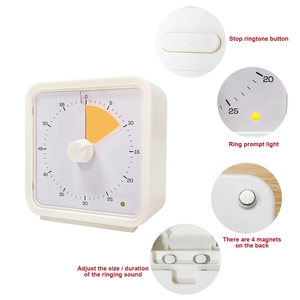 Timer für das Kochen Produktivität Visual Timer für Kinder Study Countdown Visual Kitchen Timer - Product Image 5