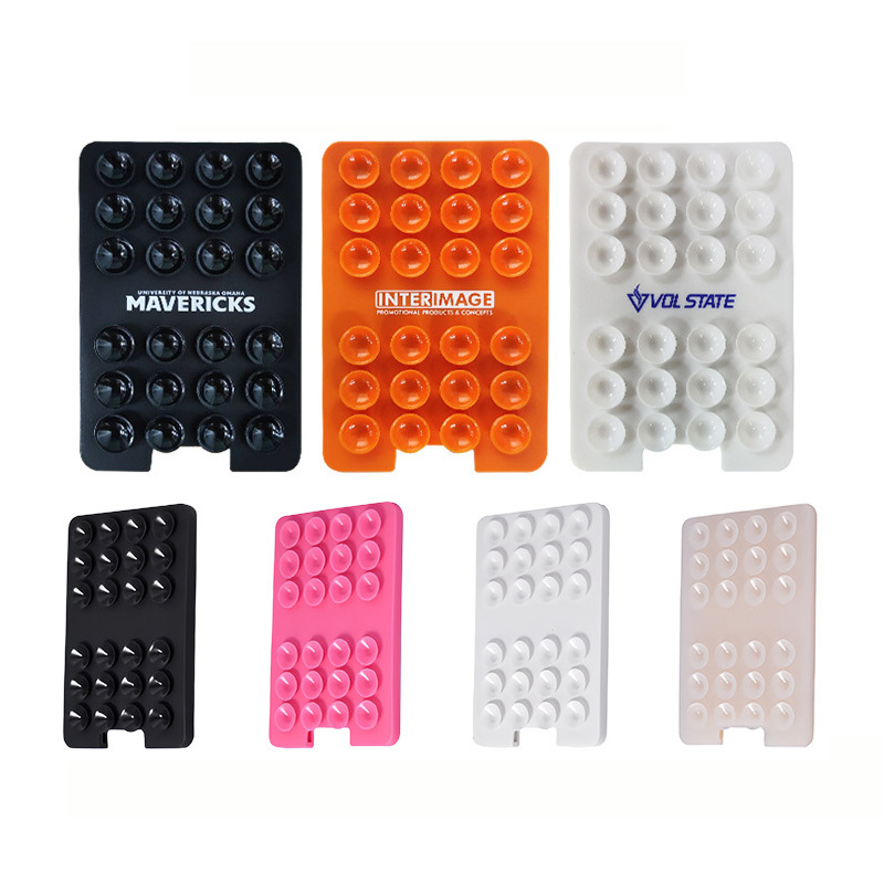double sided card holder silicone suction
