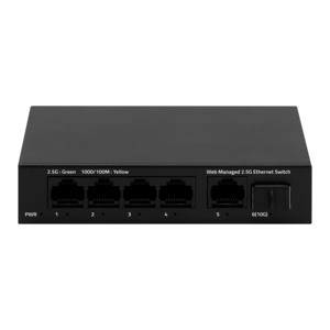 1x10G SFP + yuvası ile 5 Port 2.5G Web yönetilen anahtarı, Ultra Mini boyutu, destek gövde/LACP/VLAN/QOS, Metal çok Gigabit masaüstü - Product Image 1