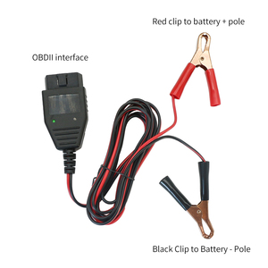 OBDII診断ツールバッテリー交換無停電電動工具プリセットカー緊急電源コード付き車両コード - Product Image 3