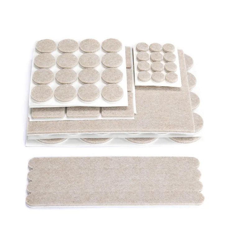 Cuscinetti in feltro per mobili adesivi Premium protezione antigraffio per pavimenti duri