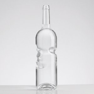 750 Ml votka buzlu şişe siyah mat Corked cam şişeler için 500 Ml alkollü viski üreticisi toptan