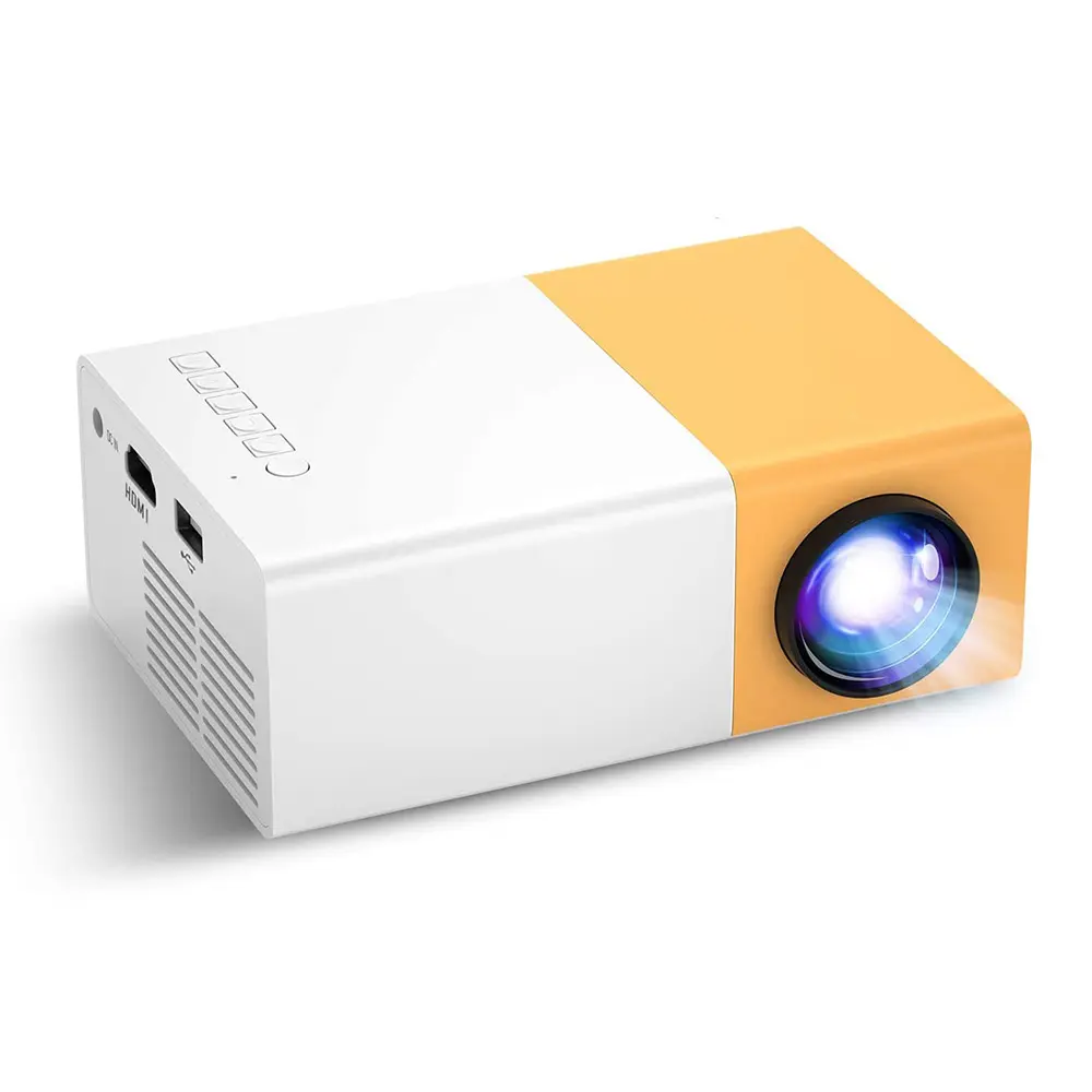 Nuevo envío de la gota Mini más barato WiFi Mini J9 proyector YG300 LED Porto proyector 1080p con 720p HD Video Home LCD proyectores J9