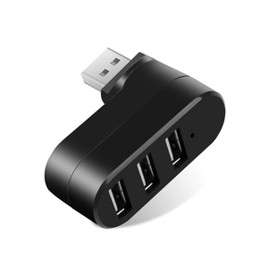 USB集线器适配器旋转高速u盘读取器分离器3端口USB 2.0用于电脑PC笔记本电脑Mac迷你配件 - Product Image 5