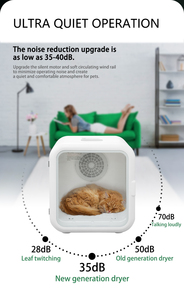 Yeni akıllı Pet saç kurutma makinesi için kedi sessiz otomatik köpek kurutma kutusu akıllı sıcaklık kontrolü için 360 derece kedi kurutma kutusu kedi yavru - Product Image 4