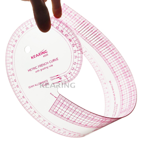 KEARING Thước Cong Lỗ Tay Vịn 6505 Thước Làm Hoa Văn Vải May Họa Tiết - Product Image 3