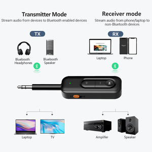 Transmisor y receptor 2 en 1 3,5mm Aux Bluetooth5.2 Audio para adaptador Bluetooth doméstico - Product Image 5