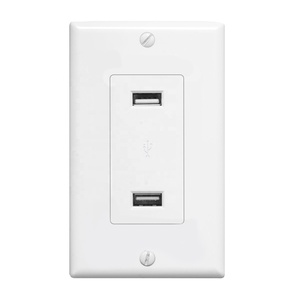 15a 125v סוג huaya אמריקאי סוג מטען מטען של יציאת USB כפול, שקע קיר usb, שקע usb קיר usb, שקע UL רשום שקע usb