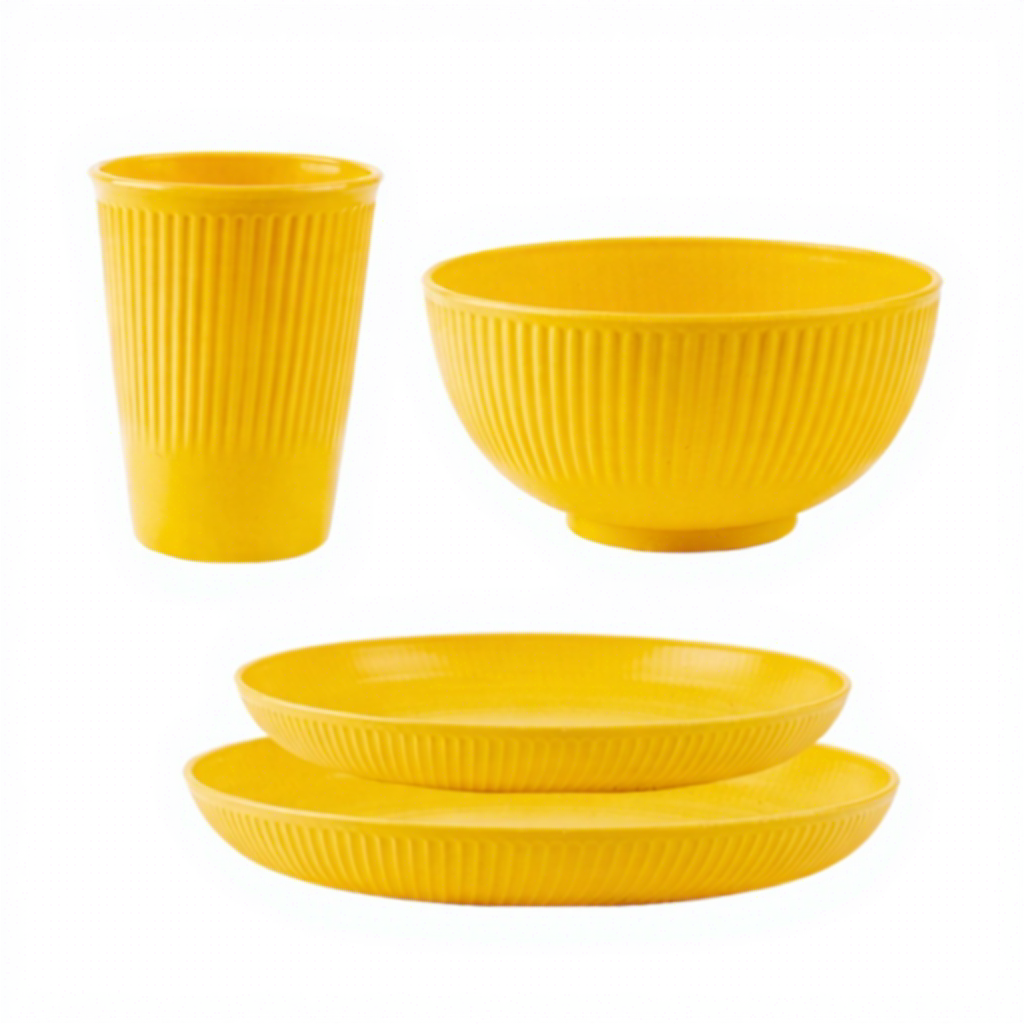 quatre pièces-jaune