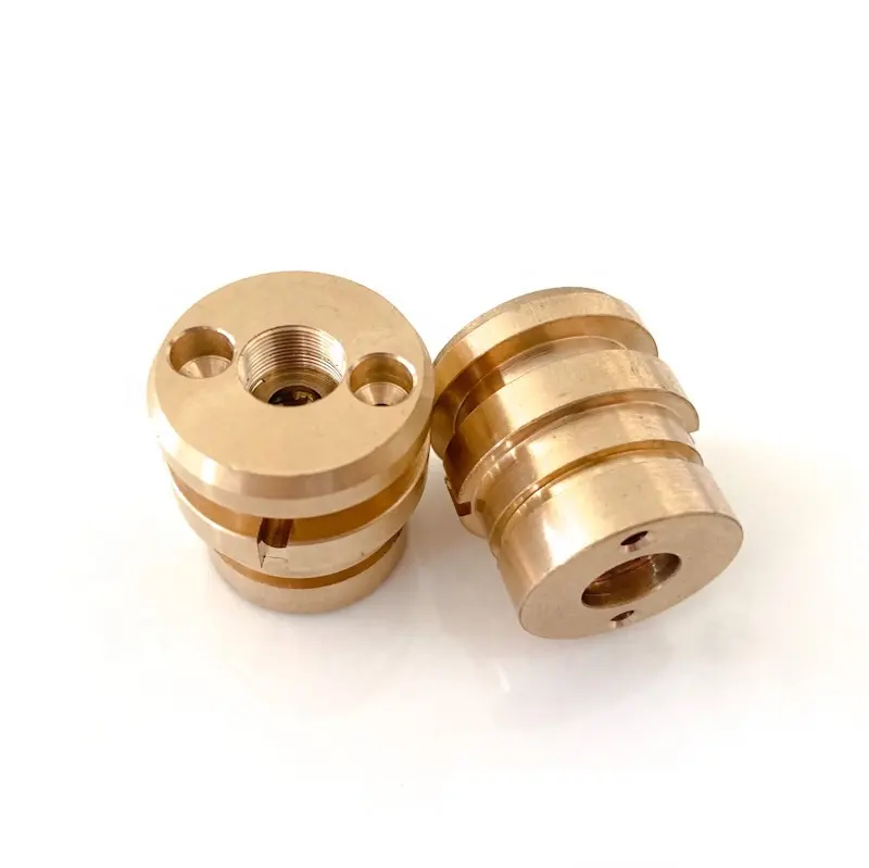 Inserir cobre processamento custom - made peças de cobre não padronizadas personalizado torno CNC para o desenho para amostra