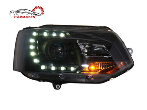 Carvolkswagen sıcak satış far takımı LED DRL dönüş sinyali başkanı işık Volkswagen VW T5 2010 2015 için- - Product Image 5