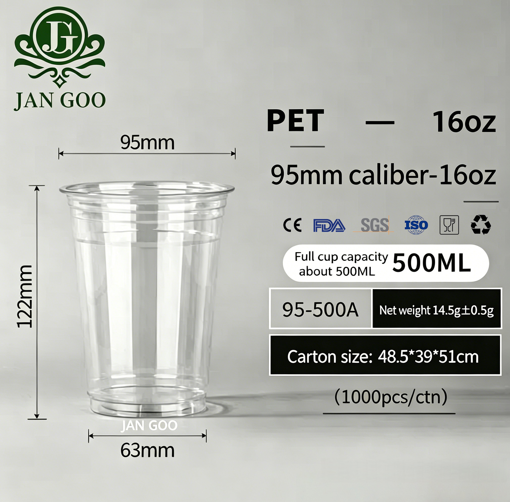 C0016:Caliber95mm16oz