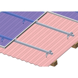 L ayak kiti Metal çatı üst güneş montaj braketleri sistemi GÜNEŞ PANELI portbagaj bağlar - Product Image 6