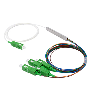 Sc Apc konnektörü ile fiberoptik kablo ayırıcı 0.9Mm Fc Mini 1X2 1X4 1X8 Plc Splitter - Product Image 1