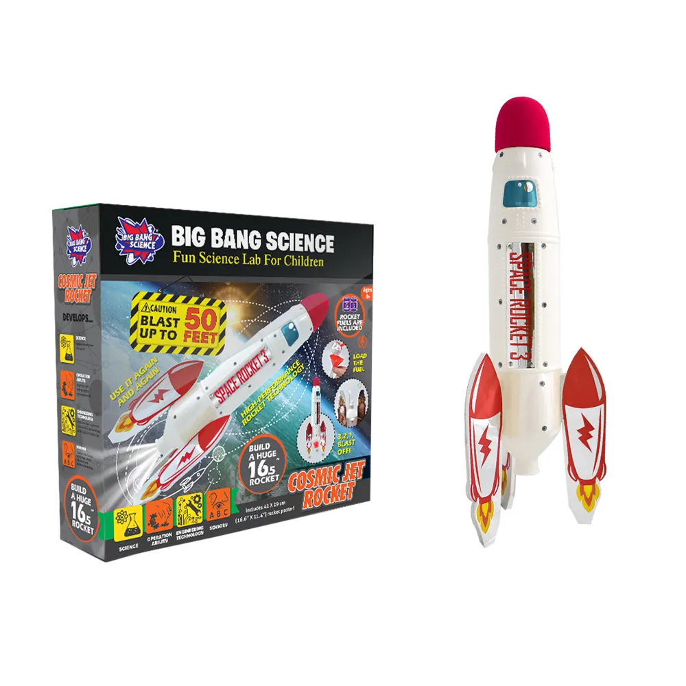 Divertimento STELO Giocattolo Rocket Launcher Scienza Acqua Lancio di un Razzo Kit Giocattoli per 8 + Bambini