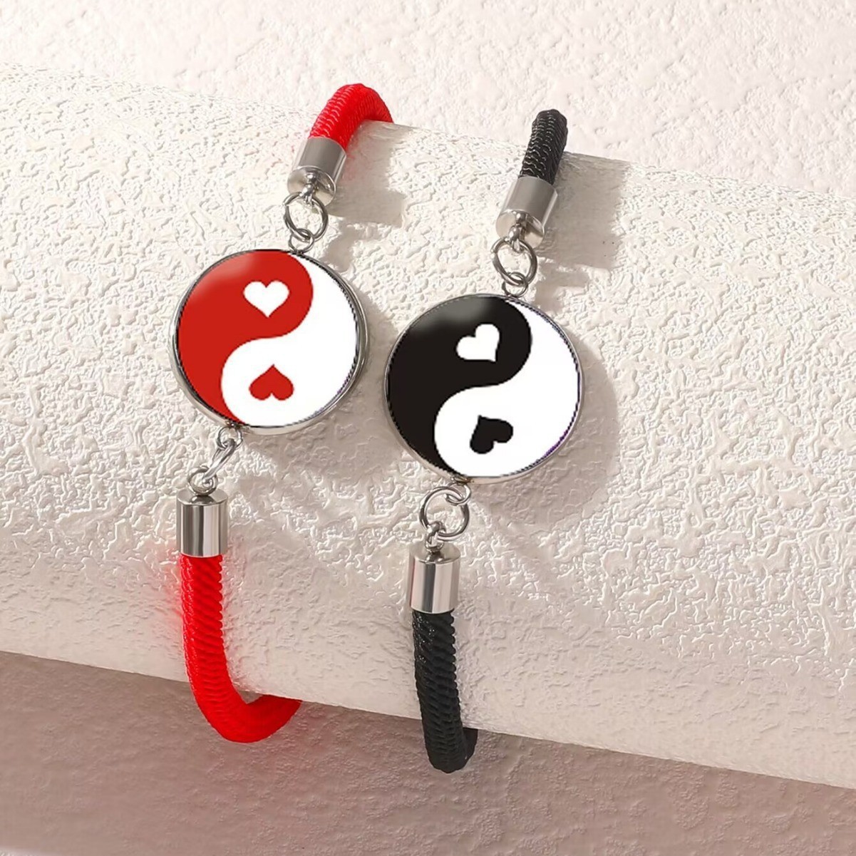 Corde de Tai Chi noire et rouge