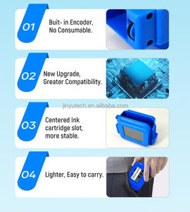 Mini-Drucker Batch-Code Tragbare Hand-Tinten strahl druckmaschine für schnell trocknende Batch-Codierer Ei Datum Ablaufnummer Datum - Product Image 4