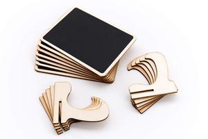 Hot bán Chất lượng cao Mini bảng Top Chalk Board mộc mạc trong màu đen với giá vẽ - Product Image 3