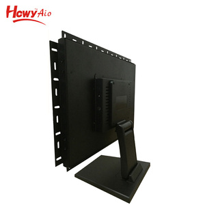 Caja de Metal IP65 a prueba de polvo 17 ''marco abierto, pantalla táctil LCD Monitor 12v DC de entrada resistiva capacitiva táctil infrarroja opcional - Product Image 5