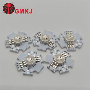 High Power RGB Tri-color 3*3w <strong>Led</strong> Emitter 9w 6 Pin Power <strong>Led</strong> Lights with Star Heatsink - Product Image 6