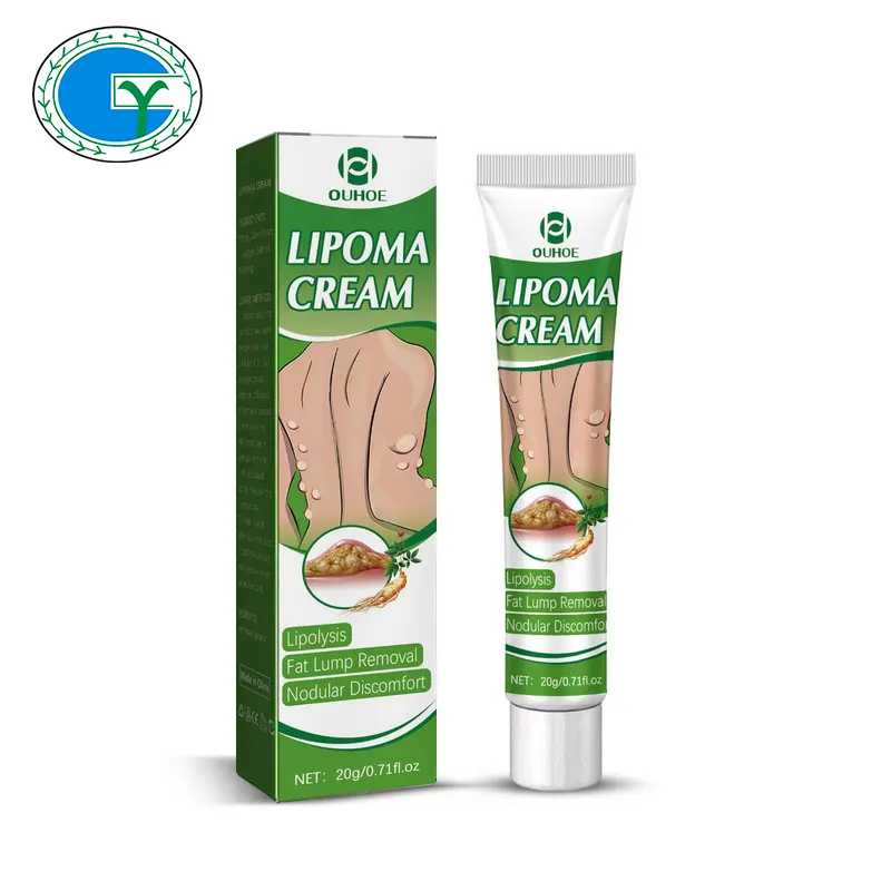 Pomada calmante de Lipoma, sin brillo, crema para la hinchazón para curar la piel, spray de hierbas, yeso chino