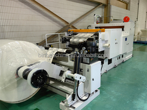 <strong>Paper</strong> Roll Sheeter Cutter <strong>Machine</strong> Roll to Sheets Cutting <strong>Machine</strong> With Automatic Stacker <strong>and</strong> Colors Register - Product Image 6
