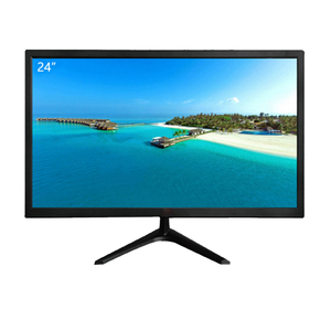 Monitor de ordenador de 24 pulgadas con resolución de salida, pantalla LED de 1920x1080 para oficina, 4K, compatible con salida de entrada de audio y vídeo