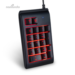数字キーパッドUSB有線バックライト付き数字キーパッドミニバックライトキーボード3色19キー - Product Image 4