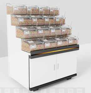 Ecobox nhựa hiển thị tủ số lượng lớn thực phẩm đảo hiển thị Kệ hiển thị đứng với Scoop Thùng - Product Image 3