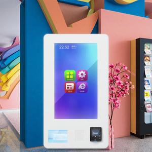 Chất lượng cao hoàn toàn tự động máy bán hàng tự động tùy chỉnh 32 inch <span class=keywords><strong>mini</strong></span> treo tường Máy bán hàng tự động với đầu đọc thẻ - Product Image 1