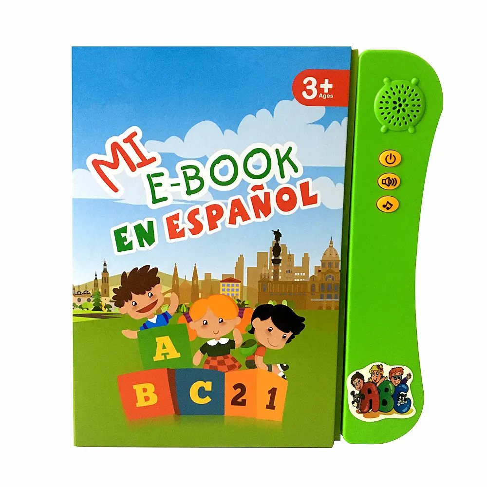 أطفال المس القراءة E كتاب الإسبانية يتحدث كتاب صوتي التعلم آلة