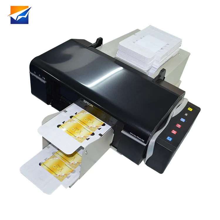 Zyjj เครื่องพิมพ์บัตรพลาสติก ID PVC เครื่องปั๊มนูนบัตรเครดิตและเครื่องพิมพ์