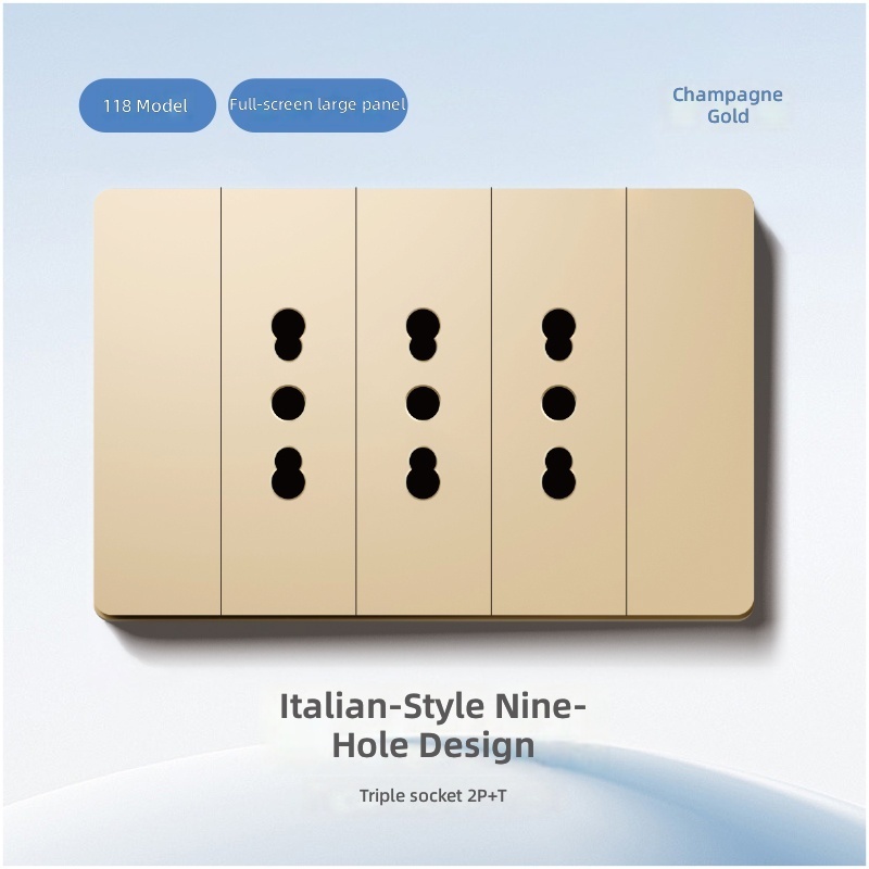 Nine holes in Italian