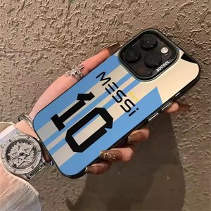 高度なカラーシルバーIMDレーザーサッカーUcky昇華PC携帯電話ケースiphone11 12 13 14 15 16/plus/pro/promax用 - Product Image 2