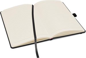 Quaderno in pelle vegana di lusso A5 con pagine a righe con copertina rigida diario