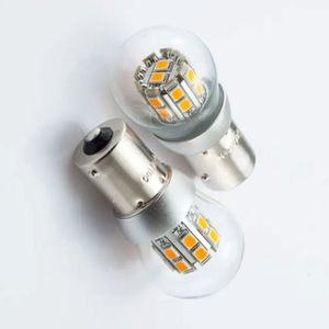 自動オートバイライトBULB LED 6V 12V 2.5W BA15D BA15SBAY15DバヨネットベースLED電球ナビゲーショングローブLED電球