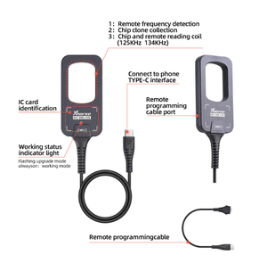 Xhorse VVDI Bee Key เครื่องมือ Lite ความถี่ Detection Transponder Clone REMOTE Get 6คีย์ XKB501EN freepk VDI MINI Key TOOL