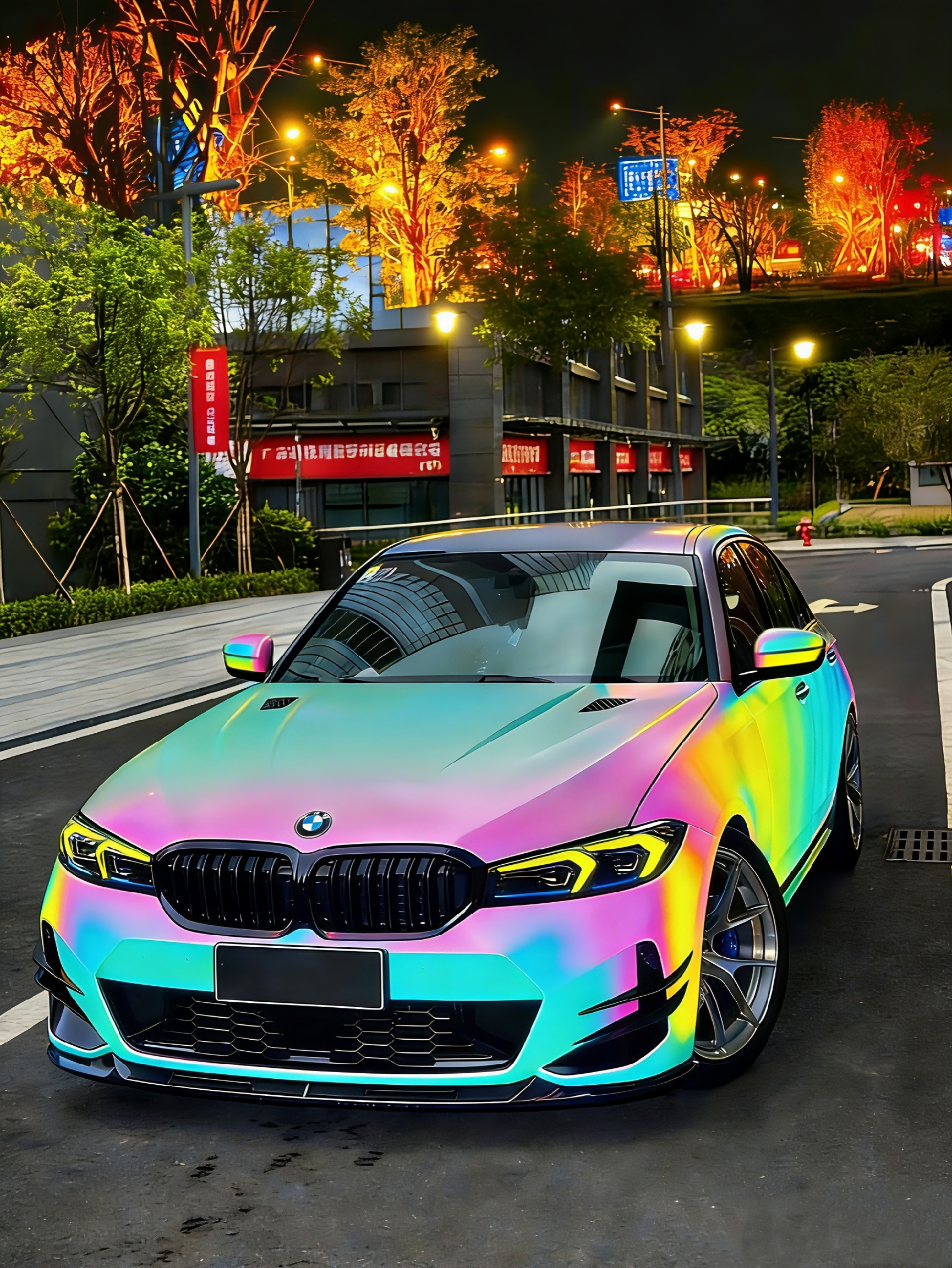 Prisme coloré en PET