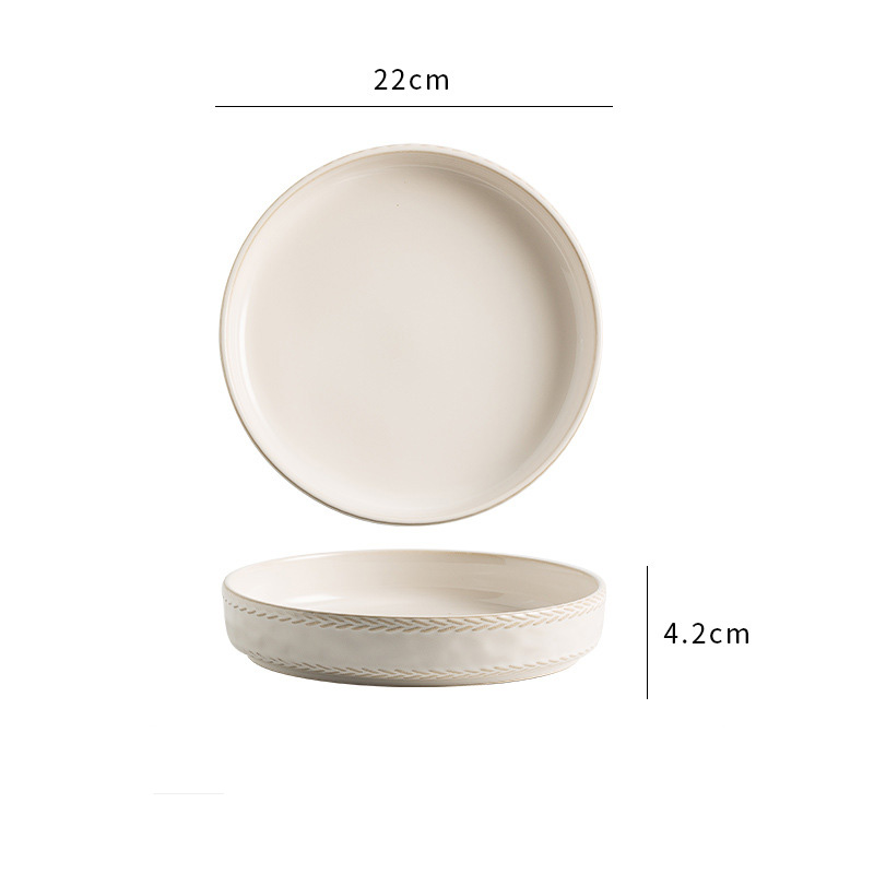 Plato blanco-22cm