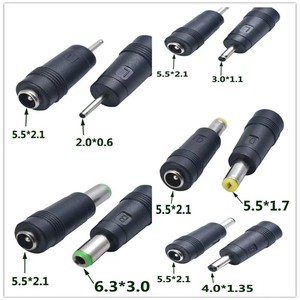10pcs Laptop DC Power <strong>Adapter</strong> Kits Universal 5.5 mm X 2.1 mm for <strong>Computer</strong> Notebook Power Supply Male Plug Converter - Product Image 3
