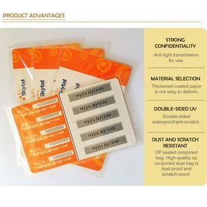 宝くじスクラッチカード印刷カスタムプロモーションメンバーシップロイヤリティPvcプラスチックスクラッチオフカード (QRコード付き) - Product Image 2