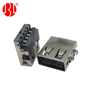 Bilgisayar arayüzü için USB dişi dik açı Smt platin 3.5mm Usb a 4pin dişi konnektör - Product Image 3