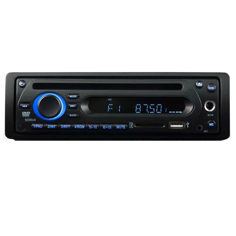 Lecteur DVD/VCD/CD/MP3/MP4 One Din DVD Support USB/SD Card,Car Audio Stereo LCD Color Display