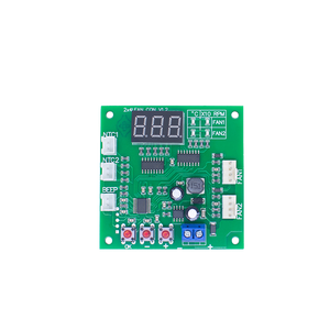 DC 12V 2 CH PWM Digital DC Motor Speed <strong>Controller</strong> Fan Thermostat <strong>Temperature</strong> Control Switch <strong>Temperature</strong> <strong>Sensor</strong> Buzzer - Product Image 4