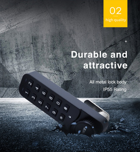 MK730 alta qualità di ufficio palestra mobili in metallo codice di sicurezza blocco intelligente Password elettronica serratura digitale con chiavi Master - Product Image 3
